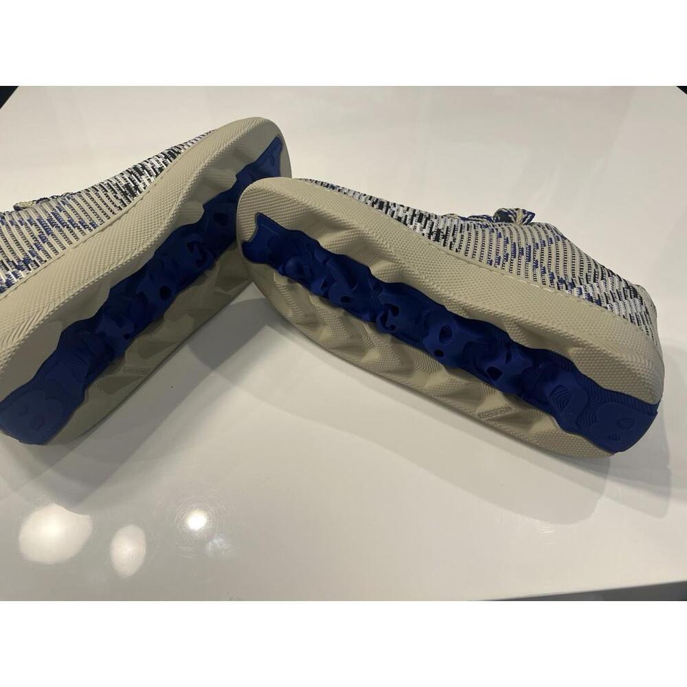 $890 Burberry Knit Box Sneakers Men Lichen Ip Check Size 8 /41 - Picture 13 of 16